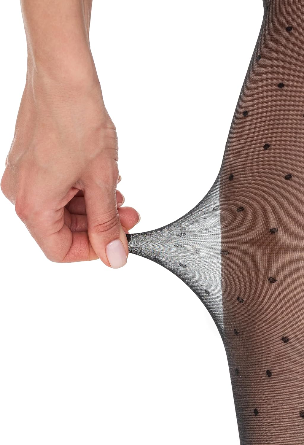 Veluk 20D Polka Dot Tights for Women Patterned Sheer Dotted Pantyhose
