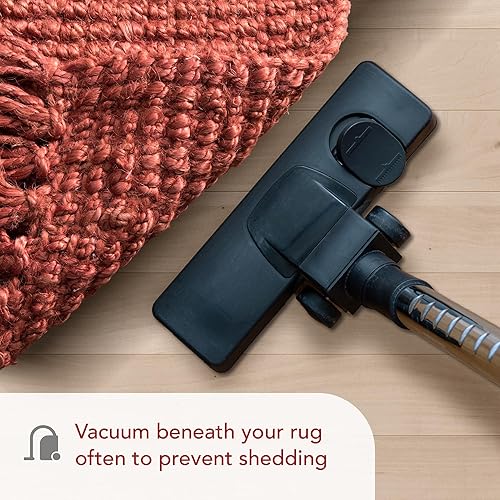 Miniatura 8 de nuLOOM - Alfombra gruesa de yute Daniela Farmhouse, 6 x 9, color terracota