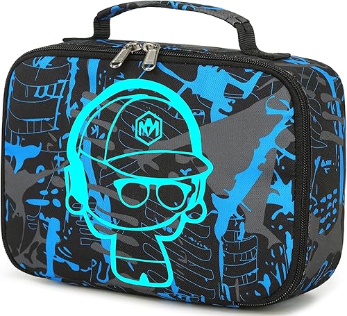 LEDAOU Lonchera con aislamiento térmico para niñas, bolsa de almuerzo reutilizable para escuela, picnic, senderismo, trabajo