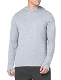 Men's Long Sleeve Quick Dry Performance Tech Hooded Workout T-Shirt