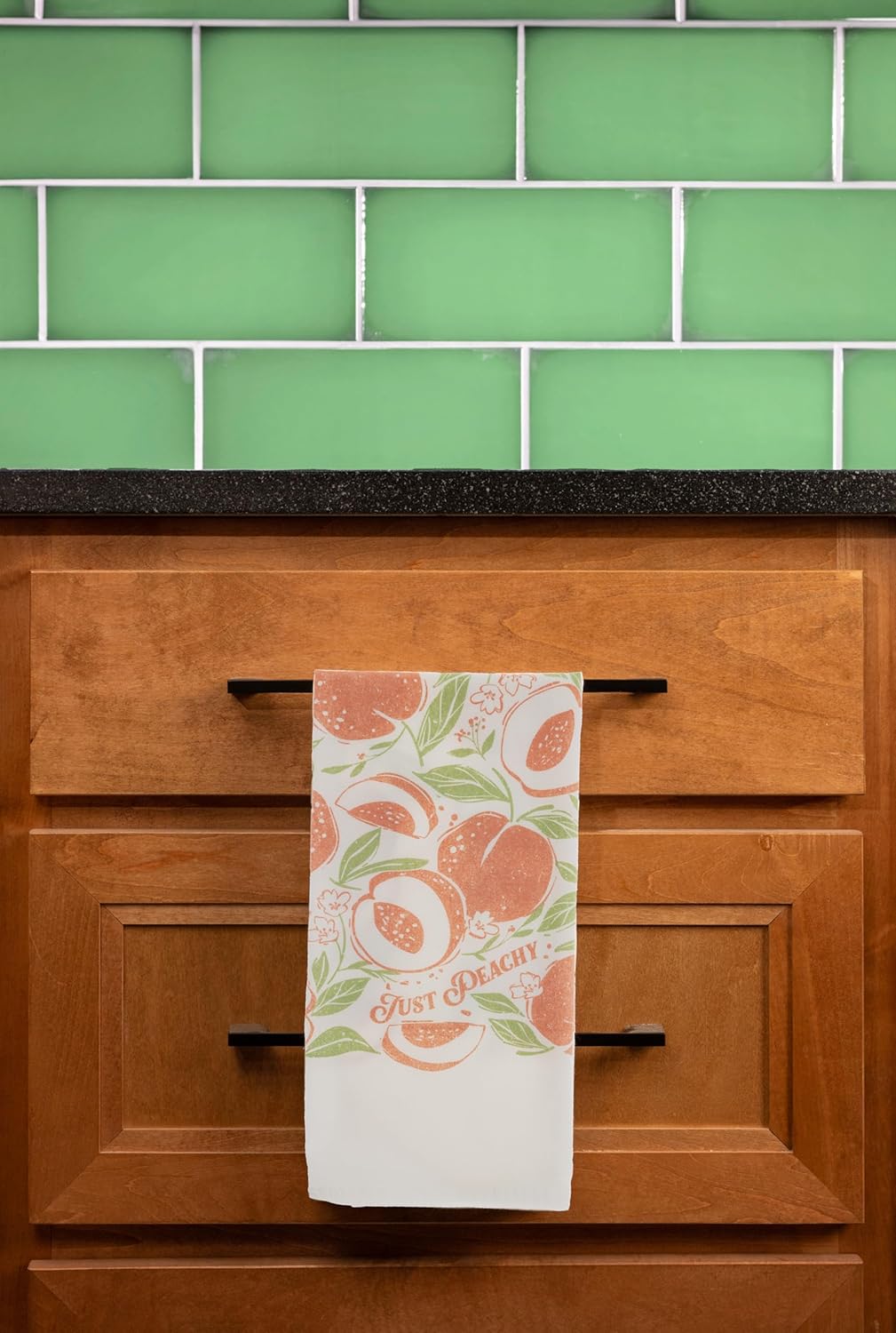 Karma, Fruit Basket Tea Towel - 100% Cotton Hand Towels for The Kitchen - Sweet Saying Home Decor - Strawberry - Image 6