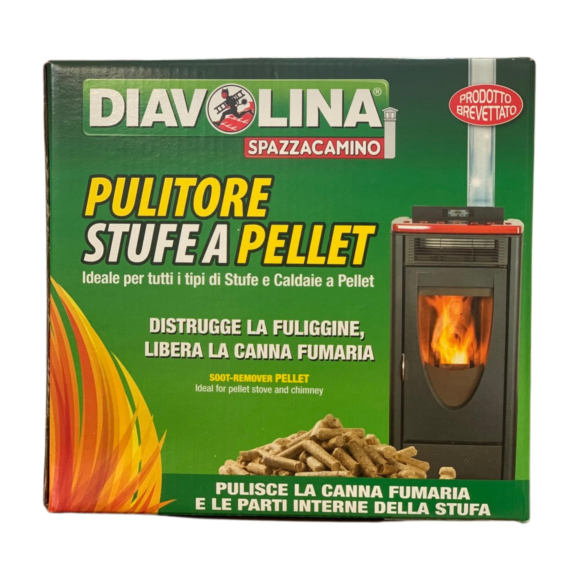 DIAVOLINA PULITORE STUFE A PELLET