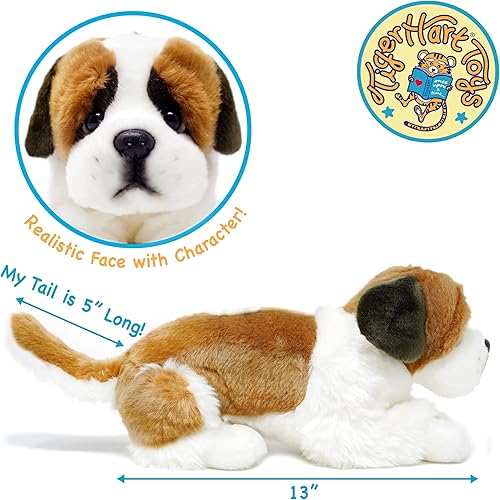 Miniatura 4 de Bernadette El Santo Bernardo - Peluche de peluche de 15 pulgadas - por Tiger Tale Toys