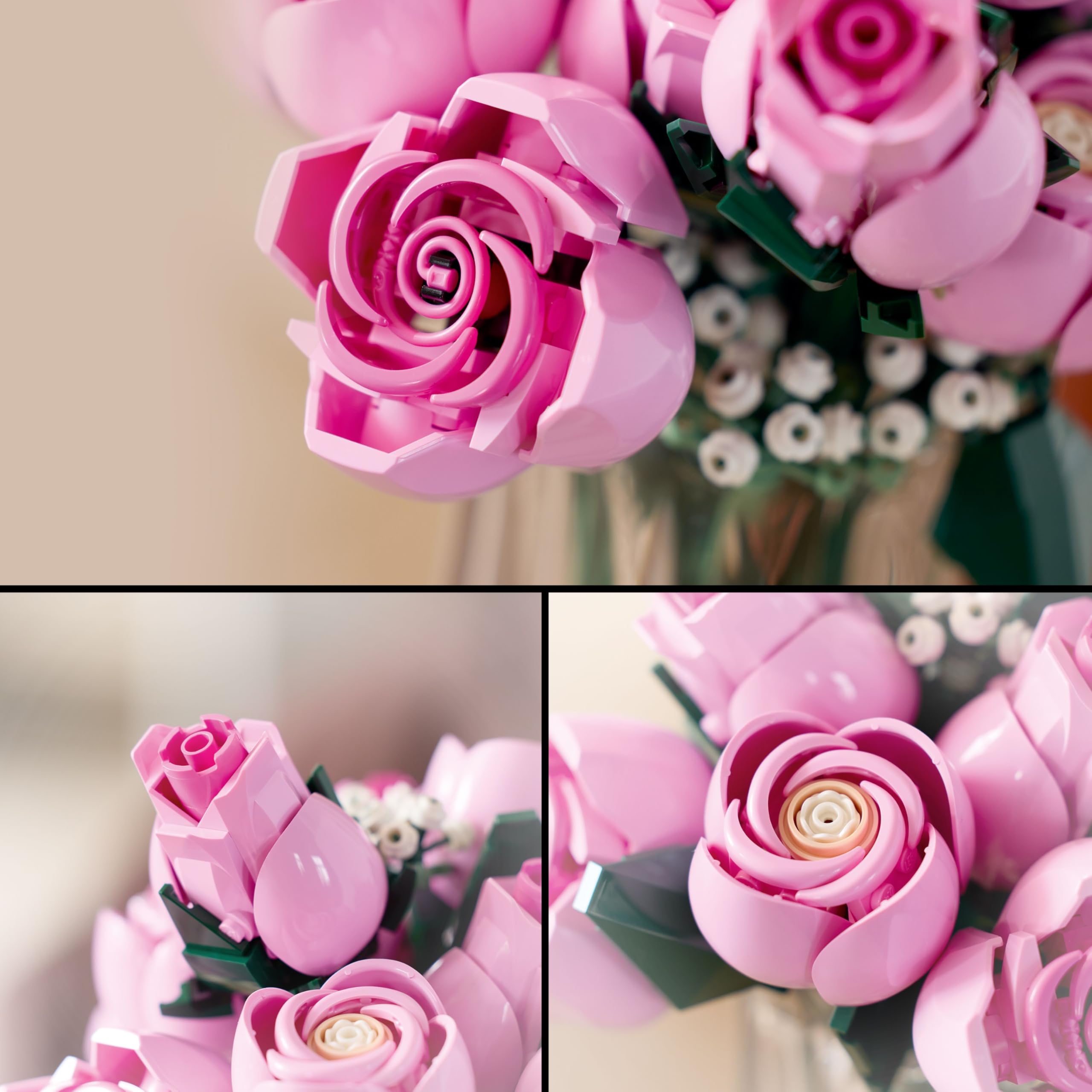 roseページ LEGO Botanicals Buquê de Rosas Cor de Rosa 10374 | Amazon.com.br