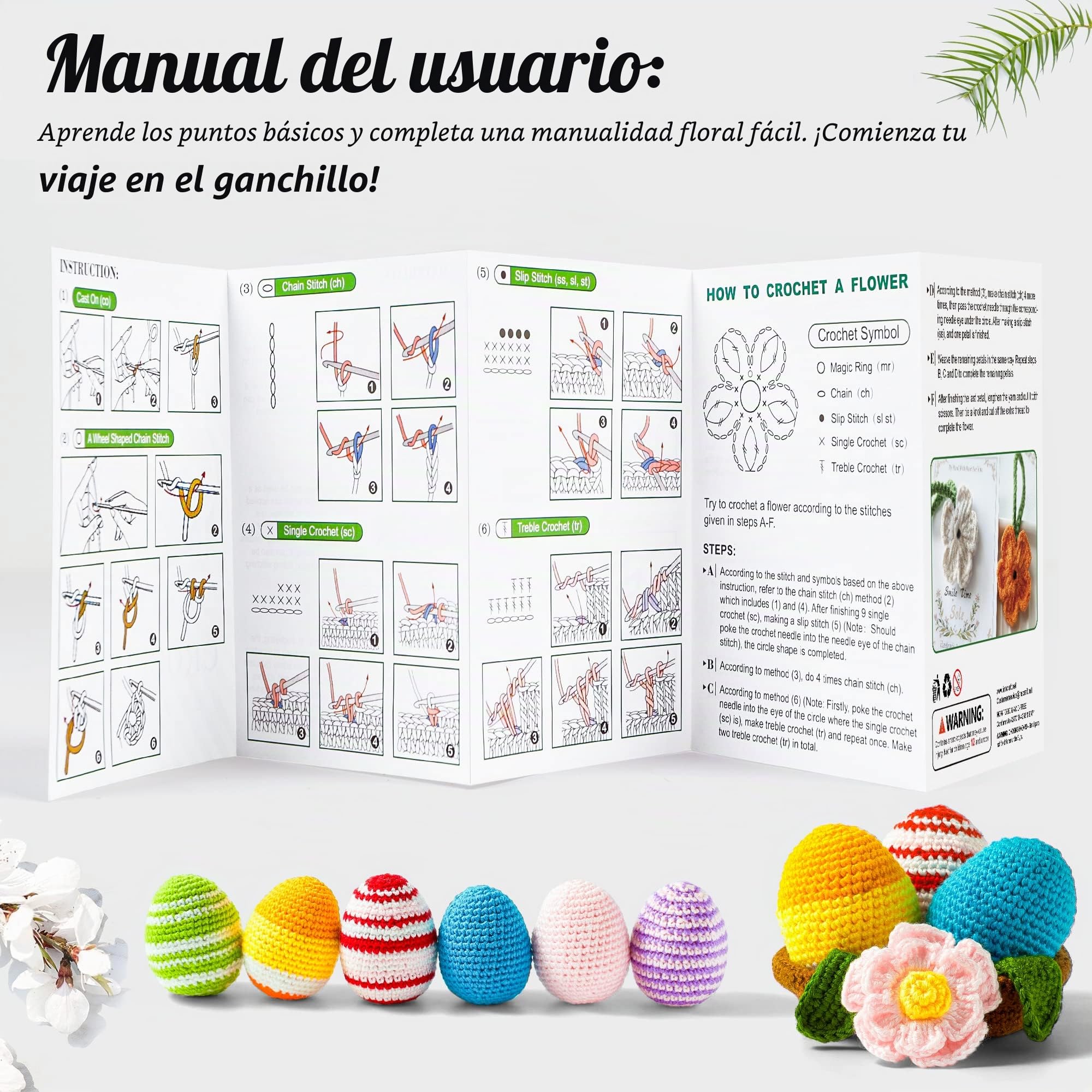 INSCRAFT Hilado de 40 colores con kit de gancho de ganchillo