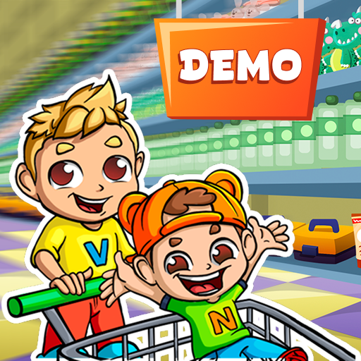 Vlad und Niki. Kinder-Supermarkt – Lustiges Einkaufsspiel für Jungen und Mädchen mit Spielzeug und unterhaltsamem Gameplay! DEMO