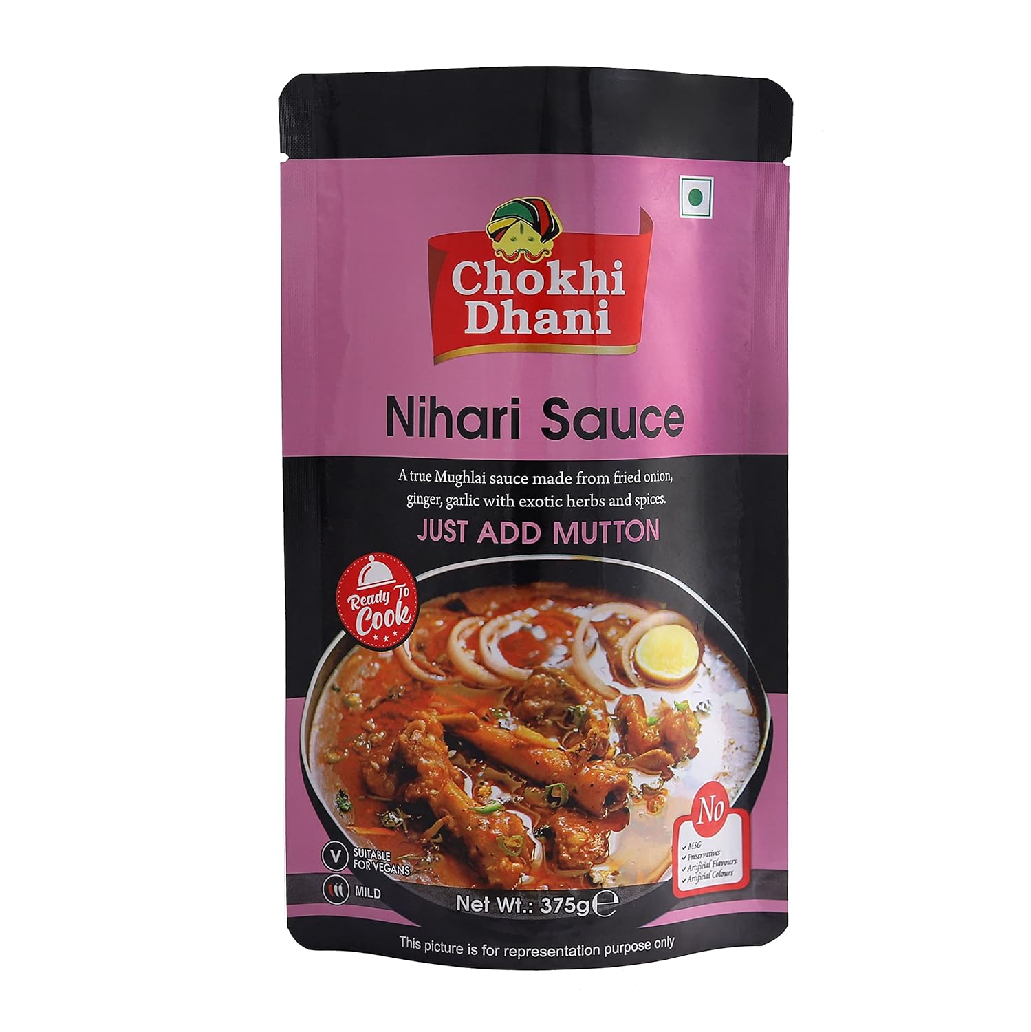 Chokhi Dhani Nihari Sauce 375gm Instant Gravy Sauce Ready to Cook Indian Cuisine Amazon