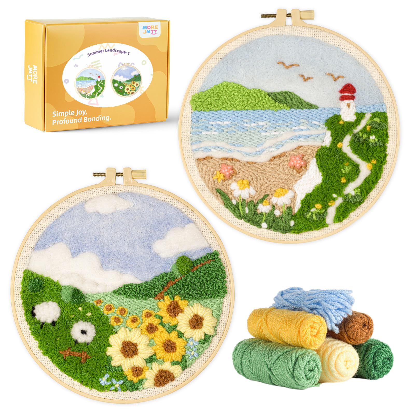 Beginner Punch Needle Kit - Easy Embroidery! -1