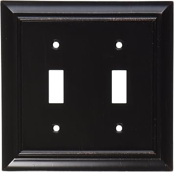 BRAINERD 64239 Architectural Double Toggle Switch Wall Plate / Switch Plate / Cover vbr