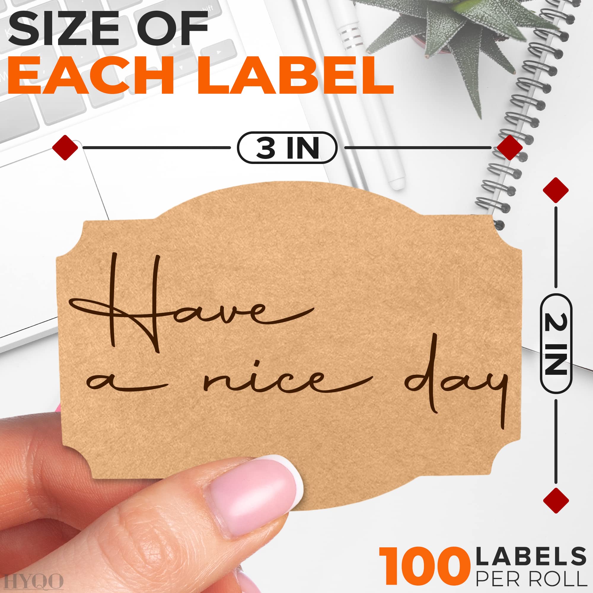 Snapklik.com : 100 Pcs Custom Label Stickers For Containers 3