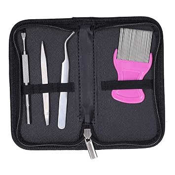 Pet Lice Clip, Insect Remove Fork Dog Lice Remover Tool Cat Lice Remover Tool Fleas Lice Clip for Cat for Dog