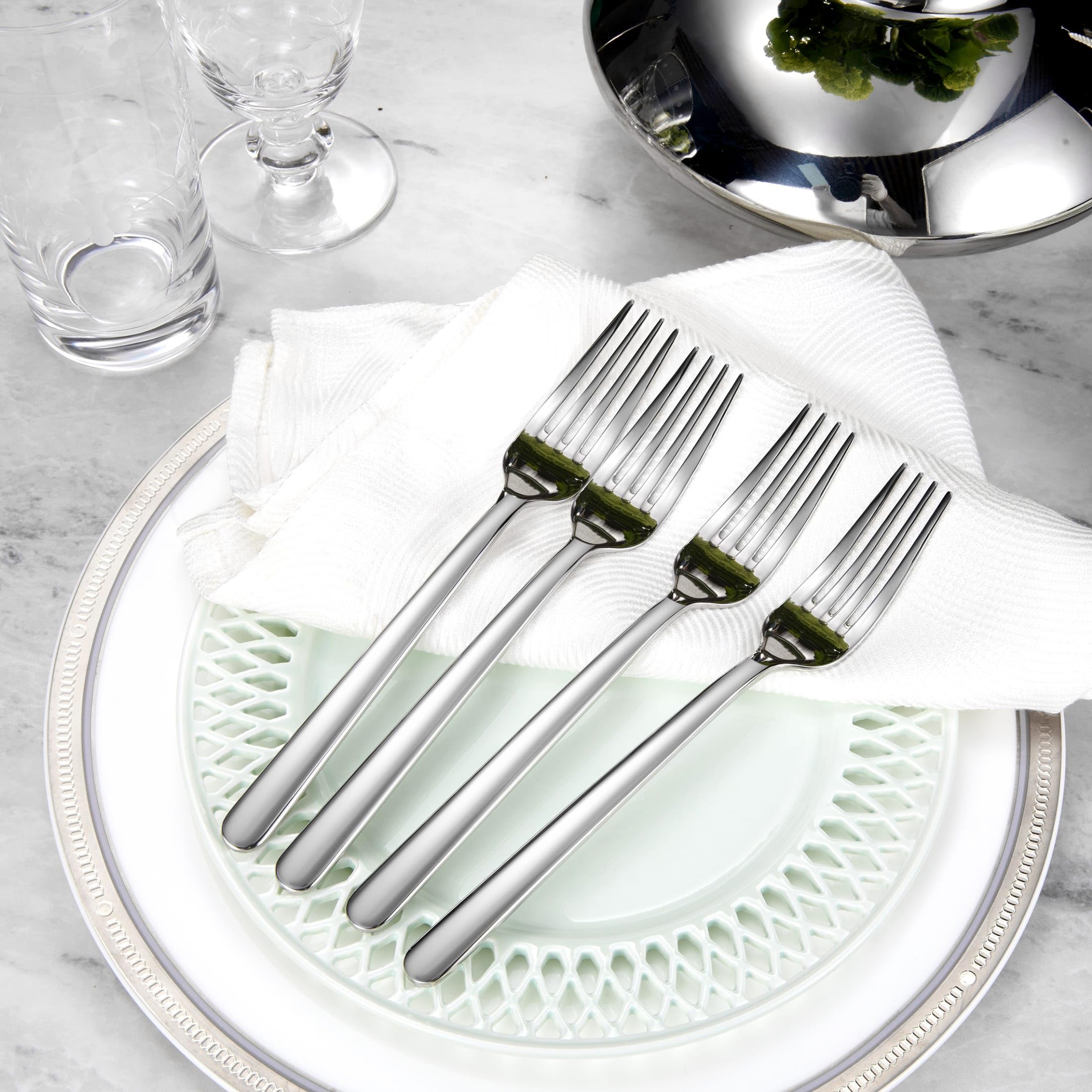 KEAWELL Premium Aline 4-Piece 8.3-Inch Dinner Fork Set (4, Dinner Forks) — Amazon image 4
