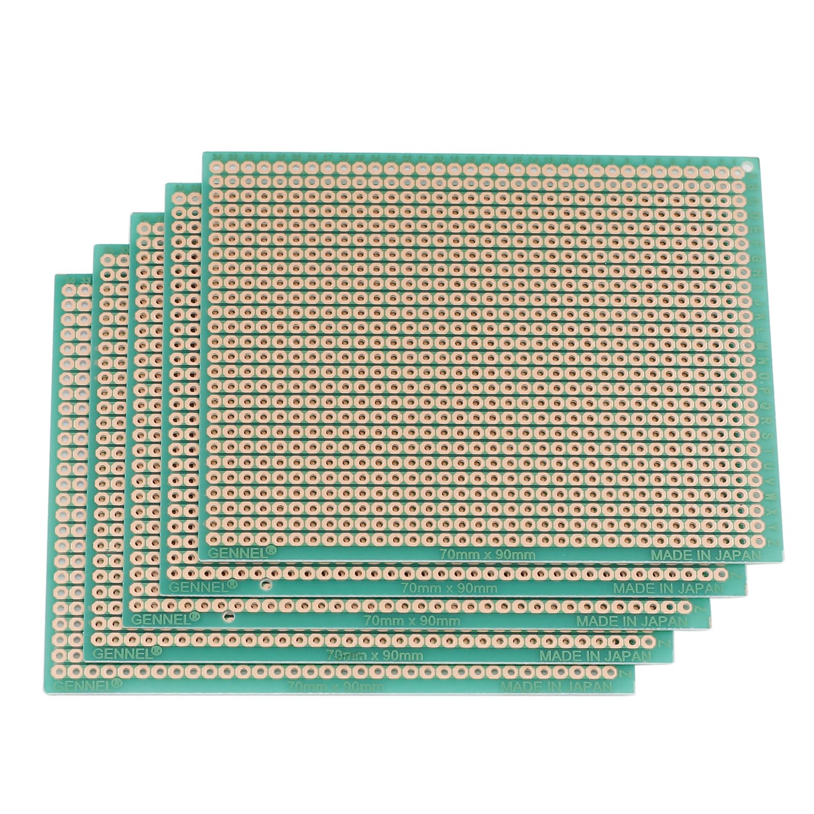 5pcs DIY Soldering Prototype Copper PCB Printed Circuit Board 70mm x 90mm Stripboard