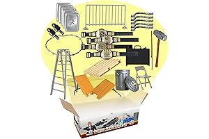 WWE Ambulance Slamulance, Hardcore 26 Piece Accessory Set for WWE & AEW Wrestling Action Figures