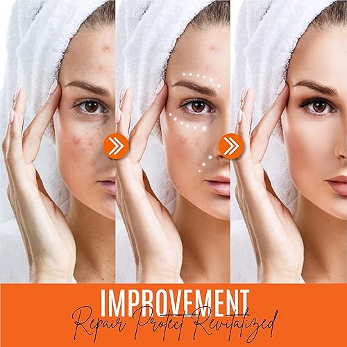 Miniatura 6 de DermaXgen 30 suero de vitamina C para cara ácido hialurónico y vitamina E natural y orgánico antiarrugas y rejuvenecedor de la piel vitamina C para