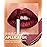 MAKI YIKA Dark Red Lipstick for Women Metallic Lipsticks Glitter Long Lasting Lipstick No Smudge No Transfer Liquid Pink Lip Gloss (BR011 Pure Envy)