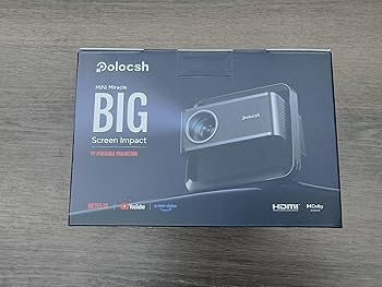 Amazon.co.jp: Polocsh プロジェクター 家庭用 1080P 4K対応