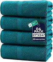 Vista 117 de DAN RIVER Paquete de 6 toallas de mano de alta calidad (16 x 28 pulgadas), 100% algodón, ultra suaves, ligeras, altamente absorbentes, para baño