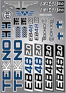 TEKNO RC LLC Decal Sheet: EB48 2.0, TKR9246