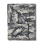 Get Out Gear Down Camping Blanket - Puffy, Packable, Lightweight and Warm | Ideal for Outdoors, Travel, Stadium, Festivals, Beach, Hammock | 650 Fill Power Water-Resistant Backpacking Quilt