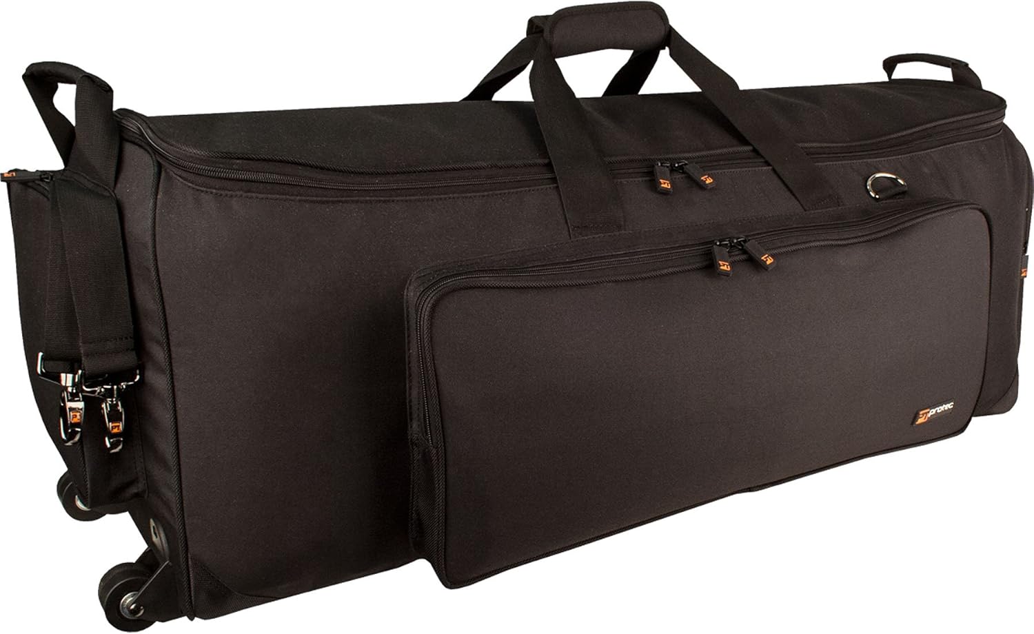 Protec Black Hardside 36" Hardware Bag with Wheels