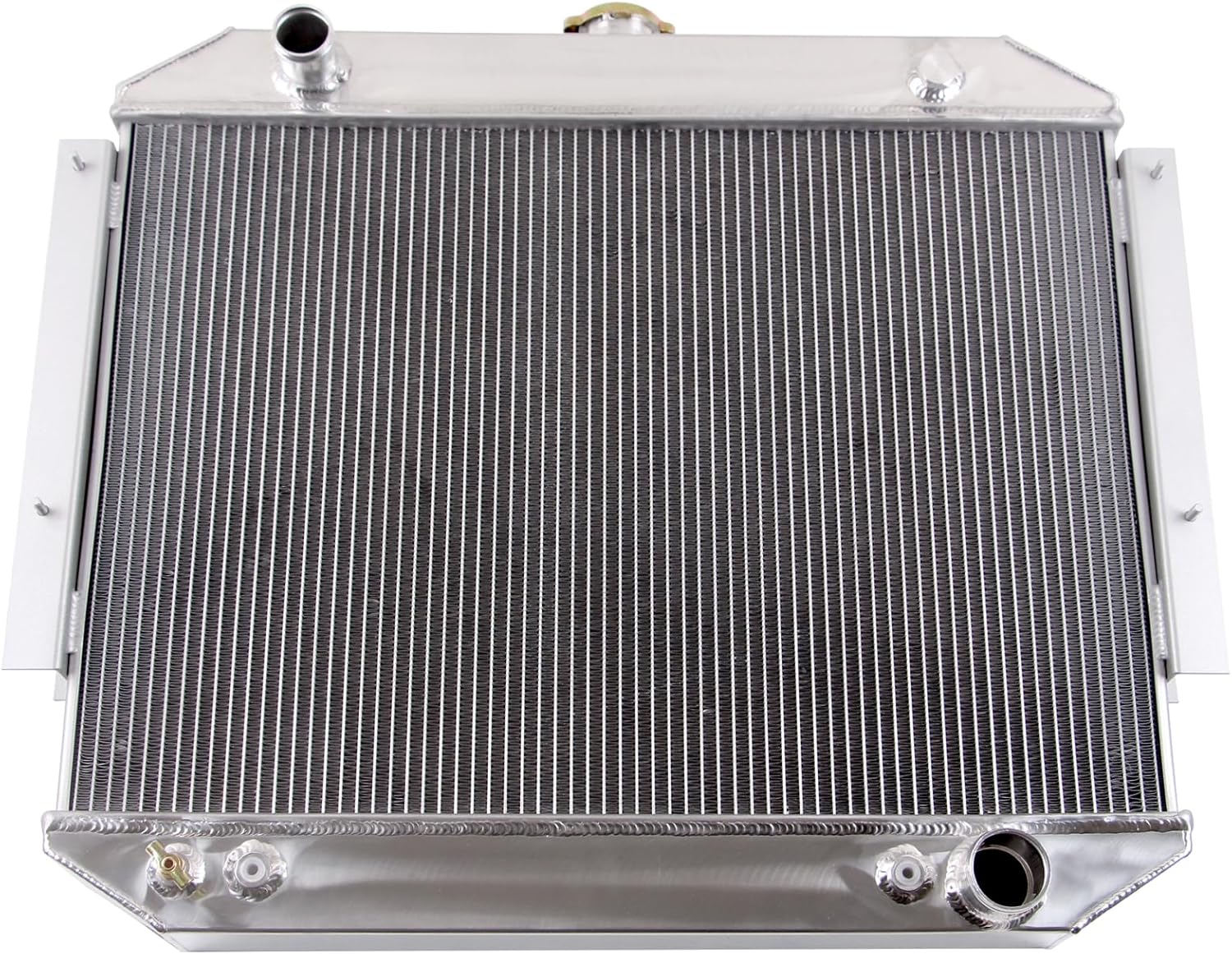 4 Rows Aluminum FULL Cooling Radiator For 1971-1978 Dodge D/B/W 100 200 D/W 150 Pickup CB300 V8 5.2L 5.9L 6.6L 26" X 18"