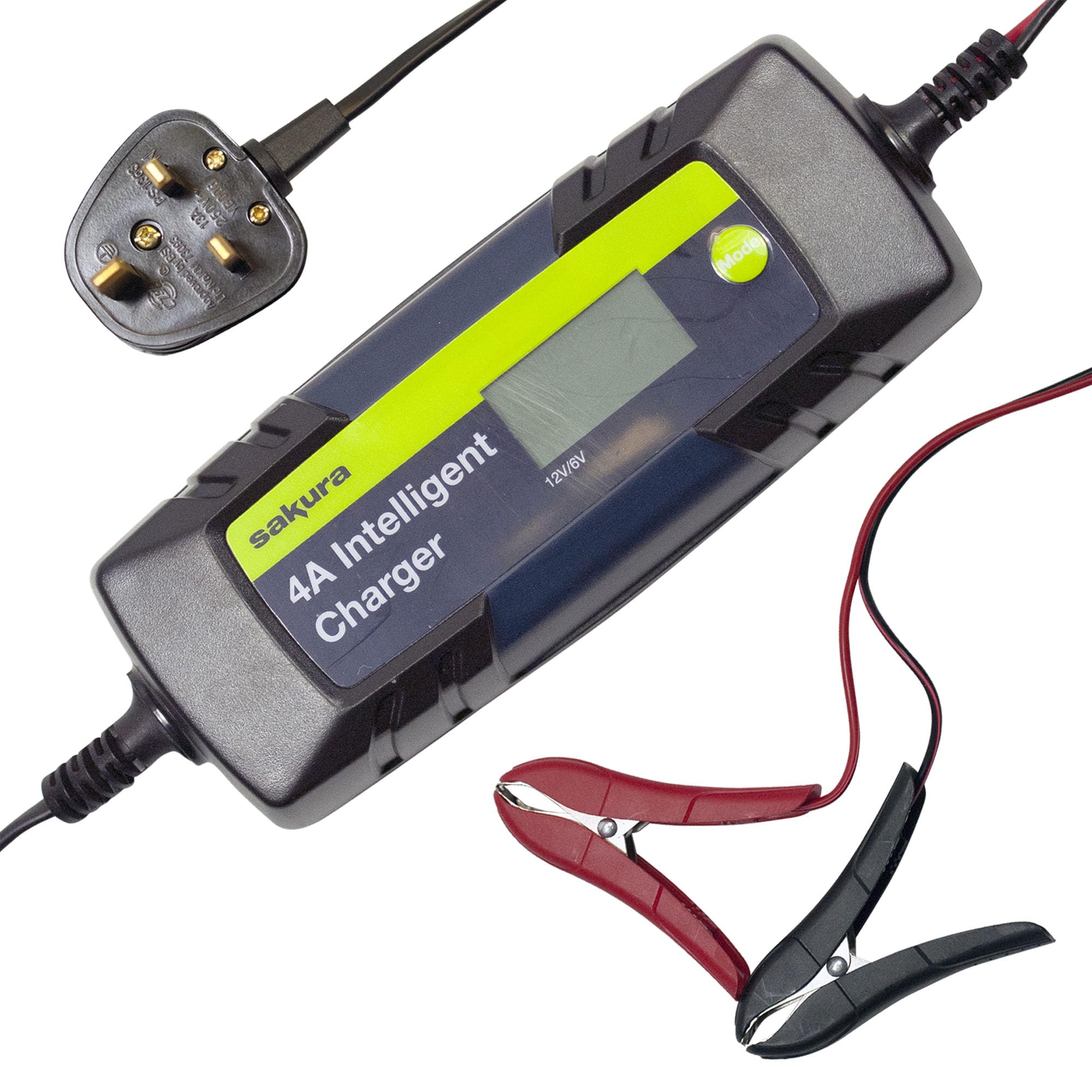 Sakura 4A Intelligent Charger front view with display