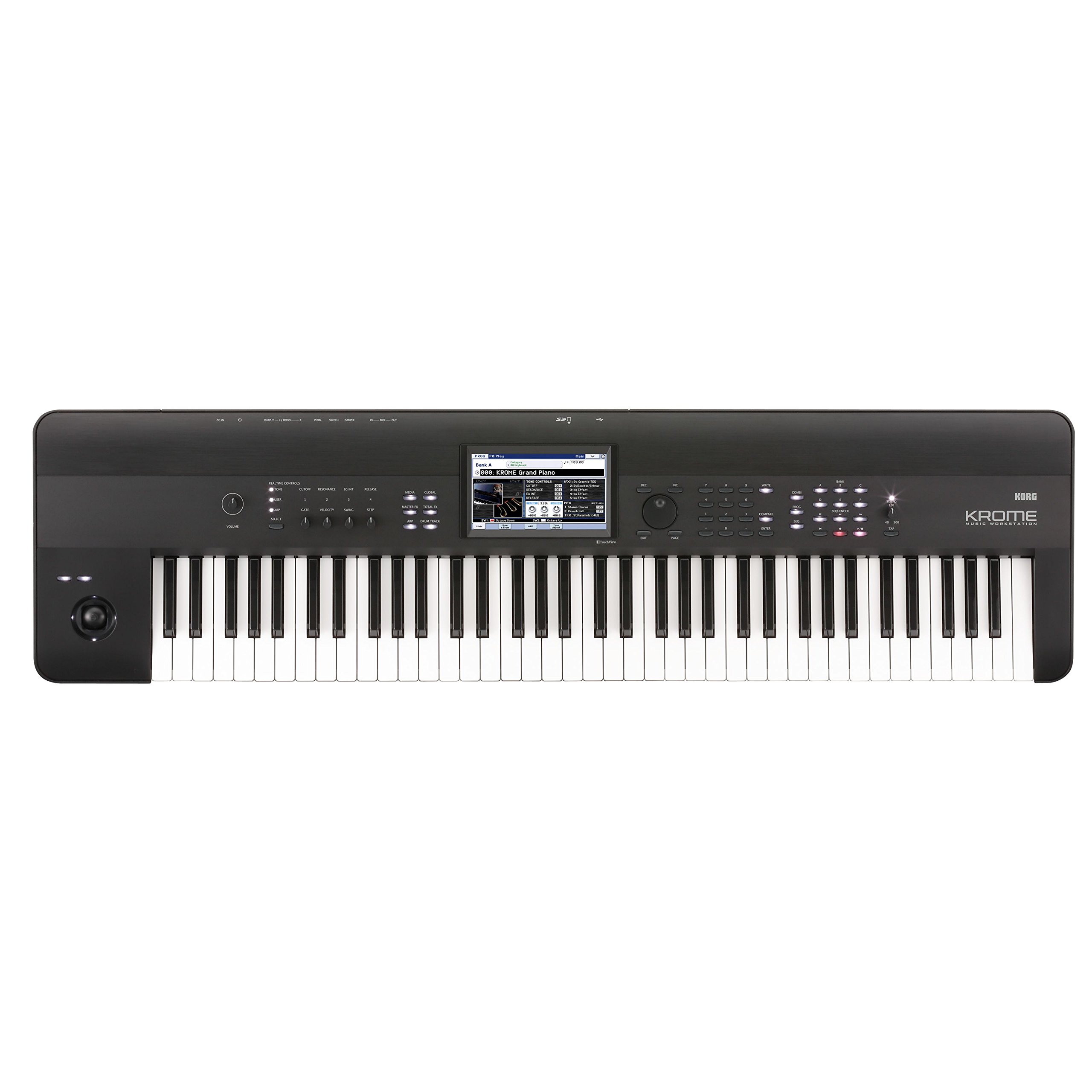 美品　KORG シンセサイザー　モデル KROME-73 Amazon.co.jp: KORG キーボードシンセサイザー KROME-73