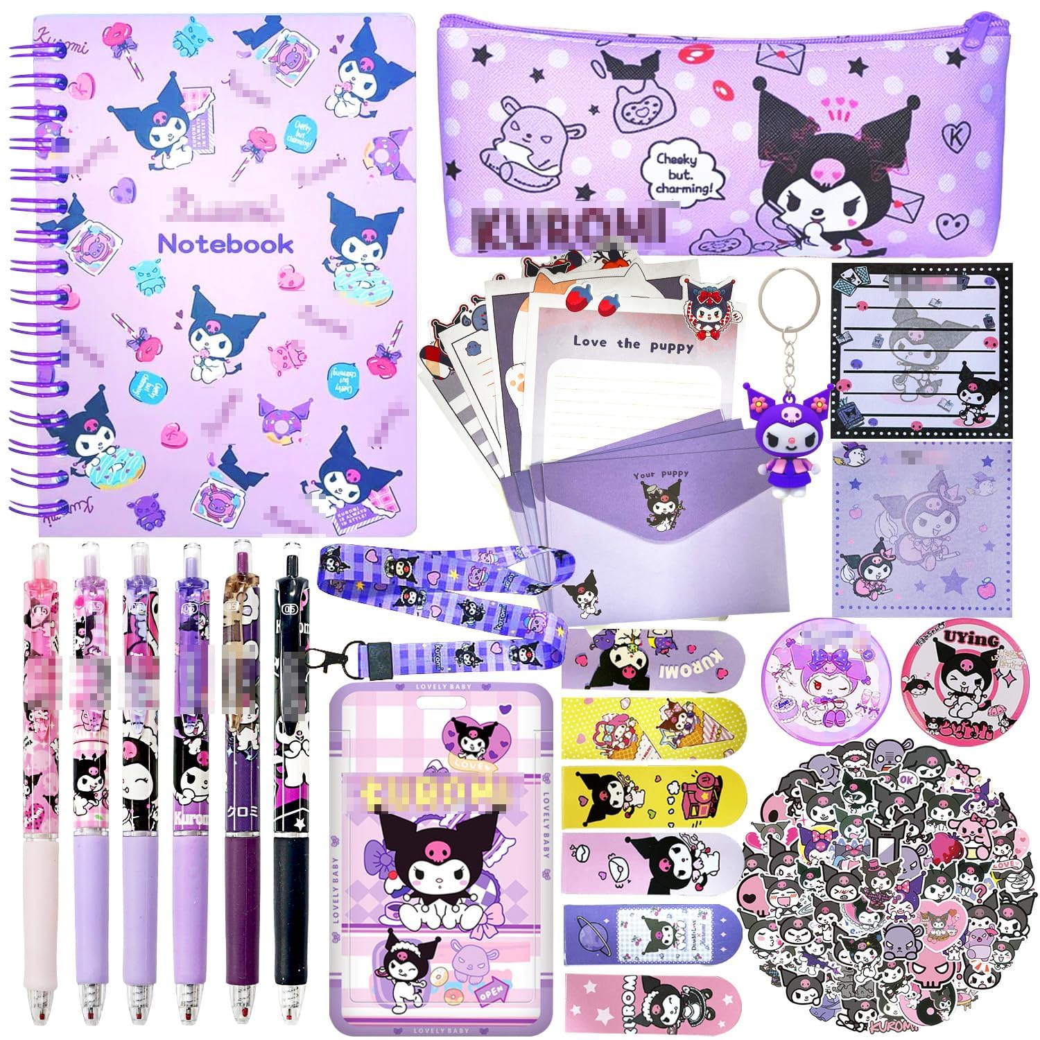Material Escolar y Papelería,Papelería Kawaii,Material Escolar Niña,Suministros Escolares,Estuche Lápices,Bloc Notas,Tarjetas de Felicitacion,Insignias,Pegatinas,Llaveros,Regalo para Niñas y Niños
