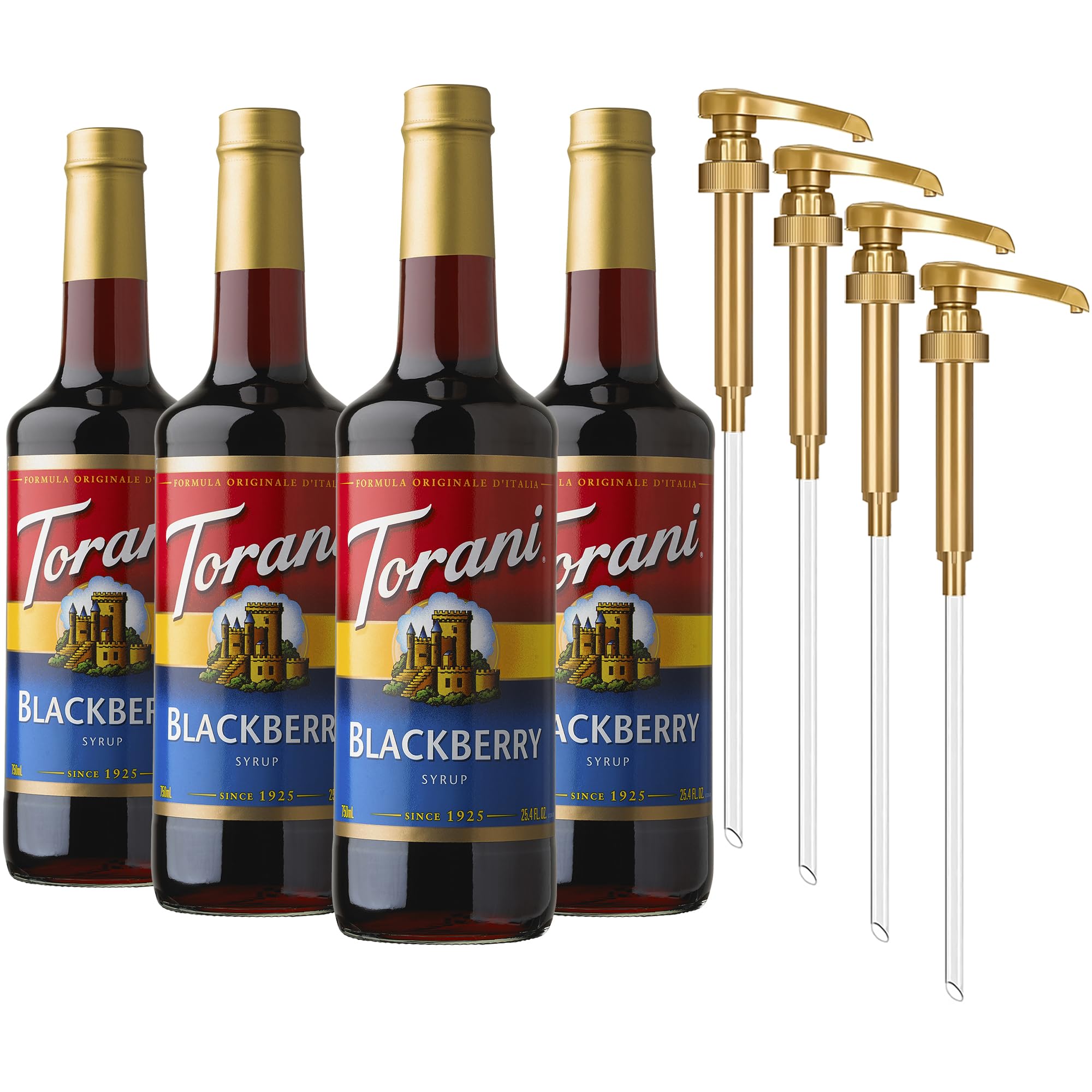 Torani Syrup, Blackberry, 25.4 Ounces (Pack of 4)