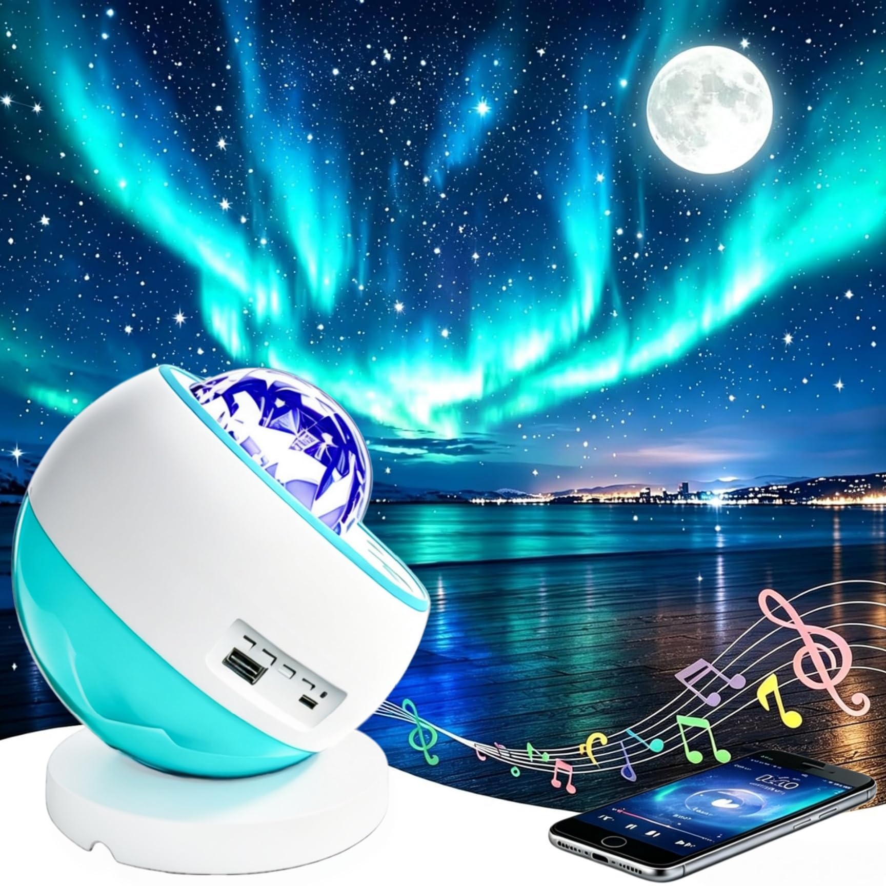Amazon.co.jp: 【2026新登場・月・オーロラ投影】プラネタリウム 家庭