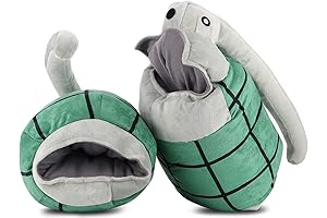 Roffatide Anime Katsuki Bakugo Plush Pillow Cosplay Grenade Shaped Gloves Throw Pillows 2 Pieces