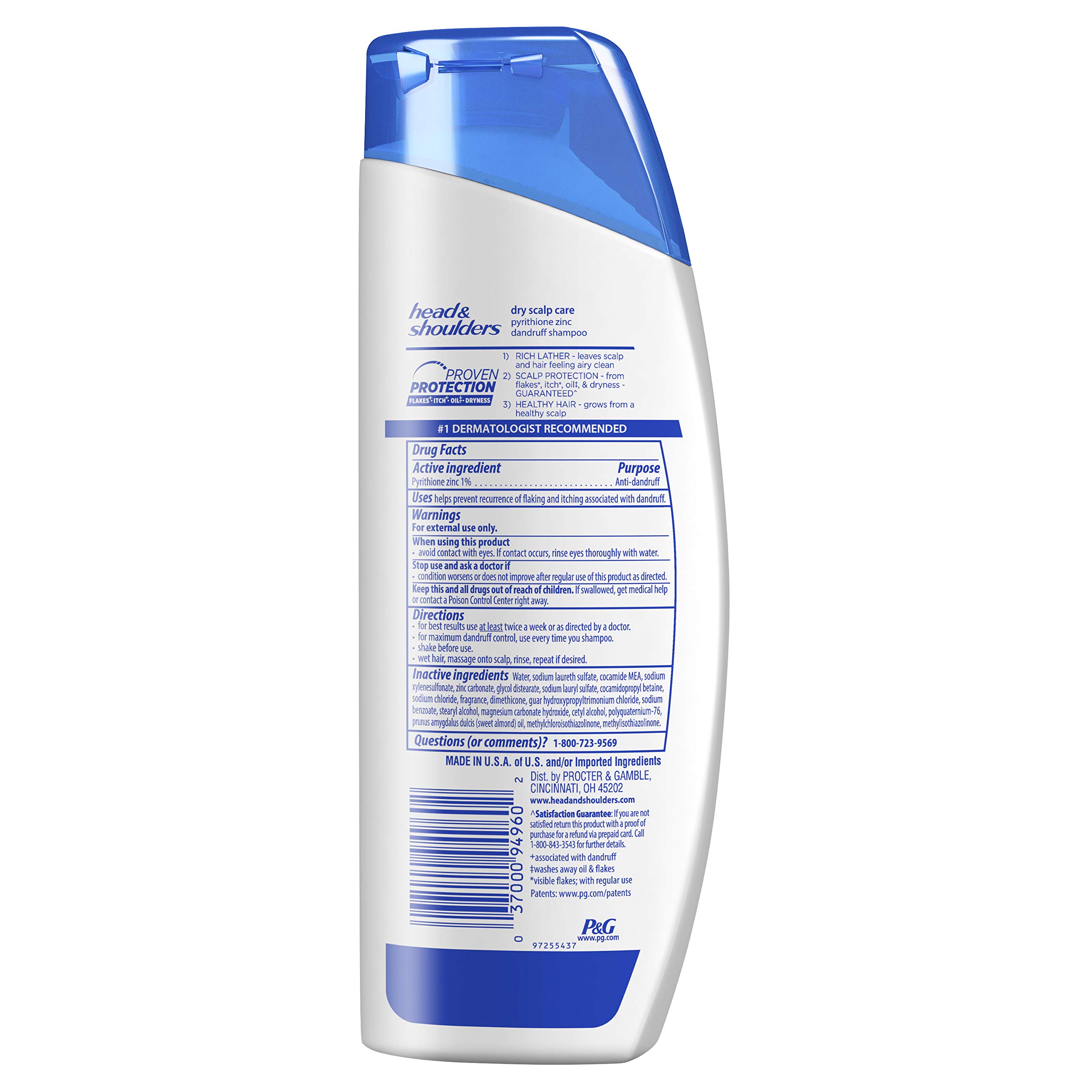 Head and Shoulders Dry Scalp Care Daily-Use Anti-Dandruff Shampoo and Conditioner Twin Pack