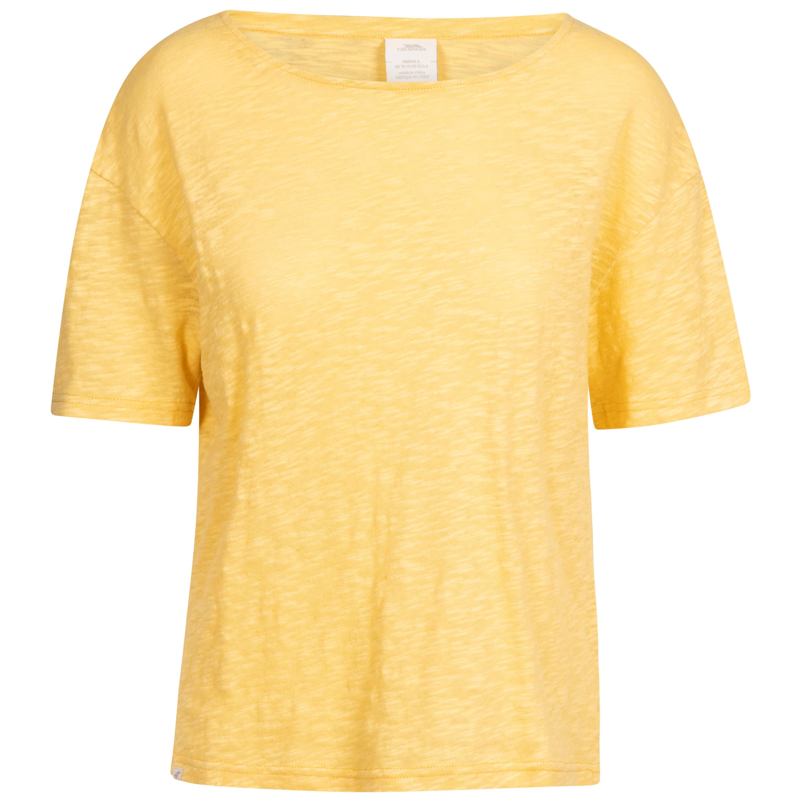 Trespass Women's Yellow Casual T-Shirt Maude