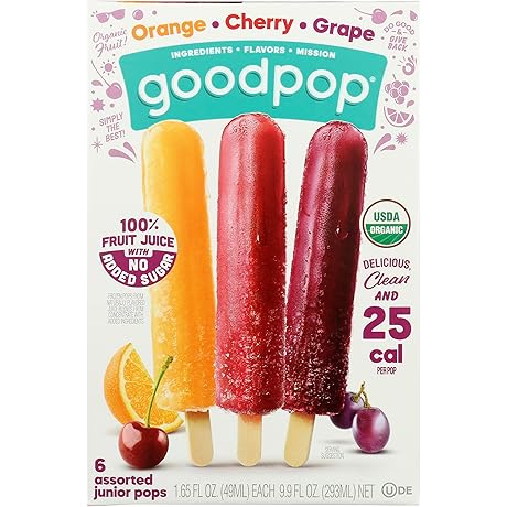 No Sugar Added Assorted Fruit Pops: Sweeten Your Days Guilt-Free
