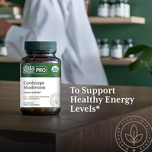 Miniatura 5 de Gaia Herbs Hongo Pro Cordyceps - 60 Caps