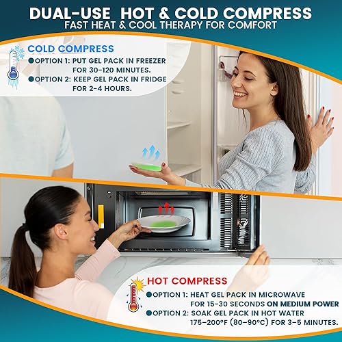 Miniatura 3 de Rodillera para perro para desgarro de ACL para piernas traseras con compresa calientefría, soporte ajustable para cadera de perro para desgarro de