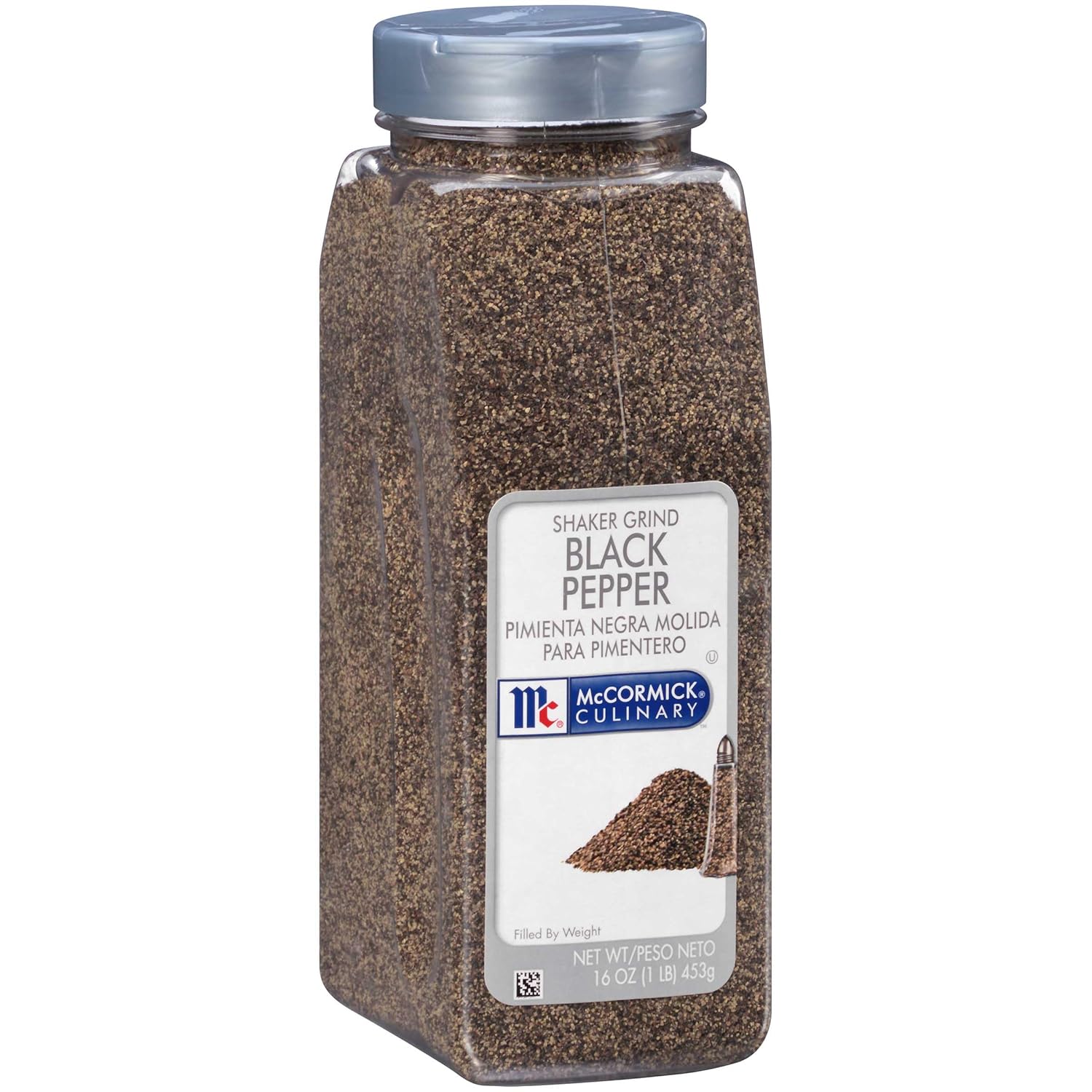McCormick Culinary Shaker Grind Black Pepper, 16 oz (Pack of 6)