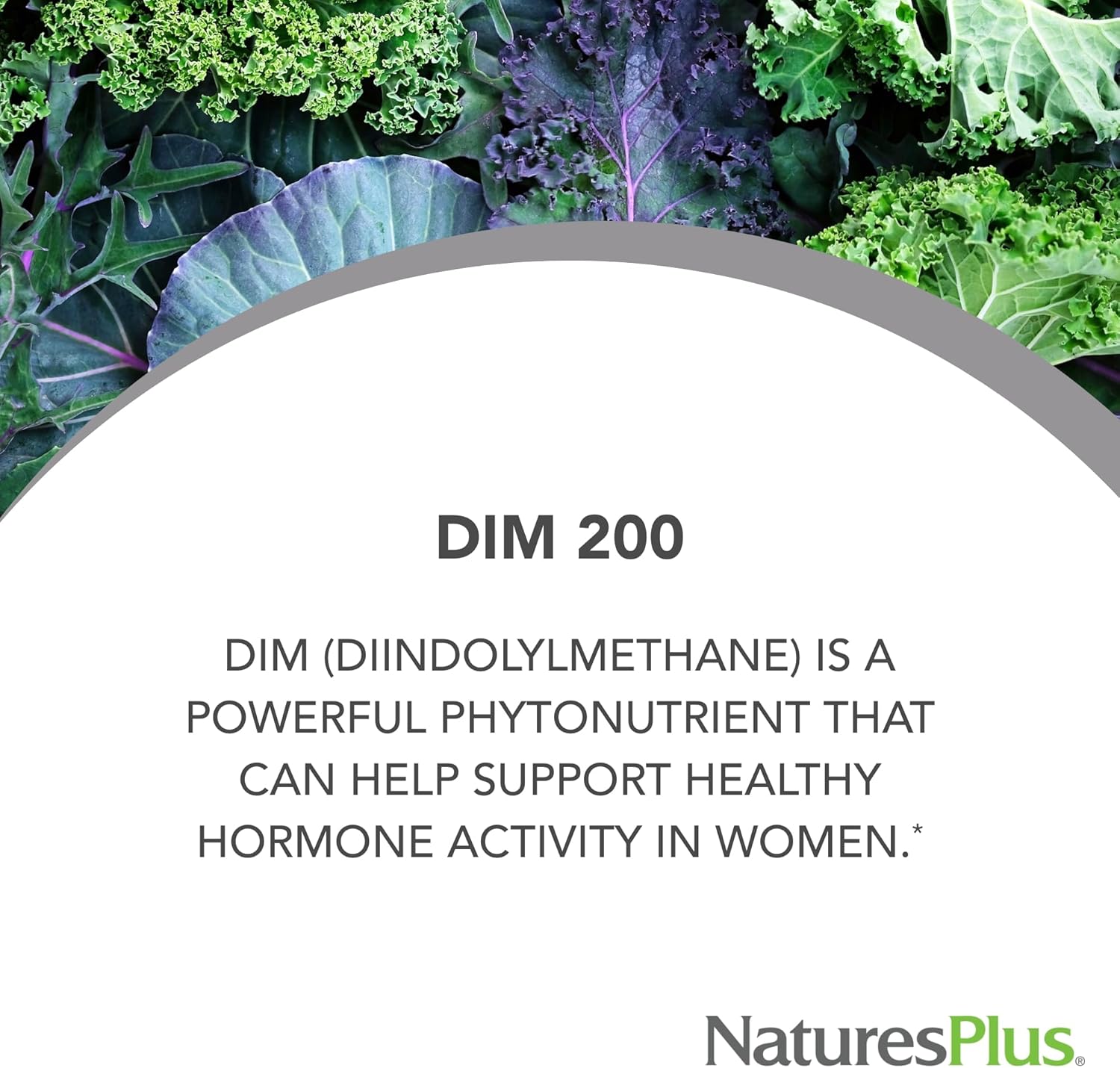 NaturesPlus PRO DIM 200 mg – 60 cápsulas – Apoya niveles saludables de ...