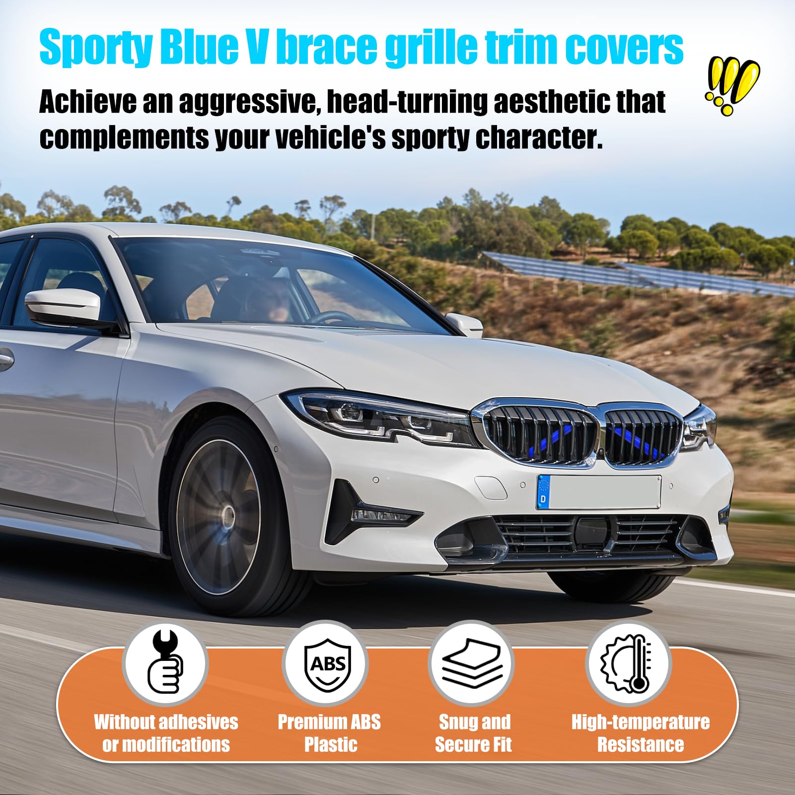 Amazon.com: Jaronx Compatible with BMW V Brace Cover for 3 Series