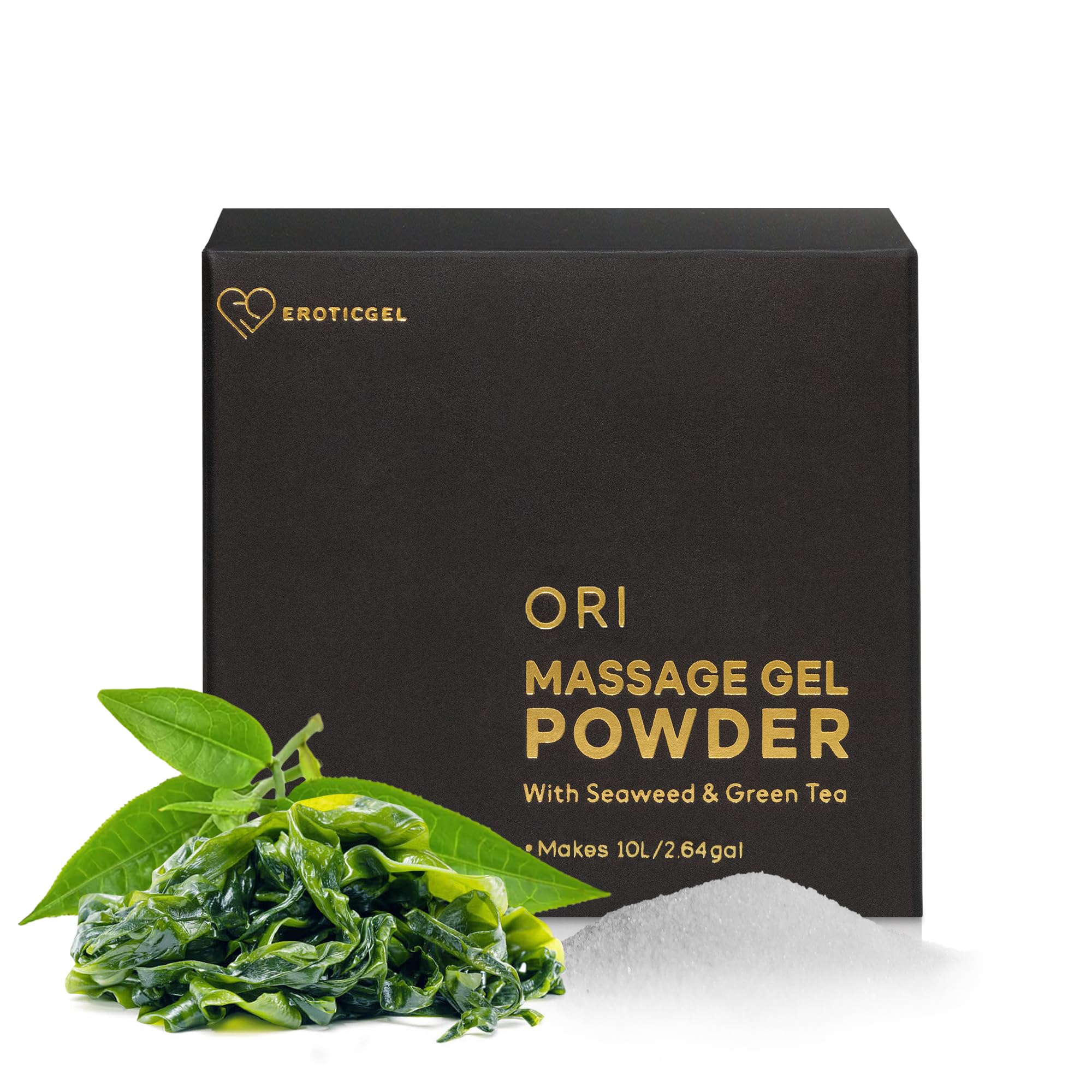 - Japanese Nuru Massage Gel Powder 100g | Formulated with Natural Seaweed & Green Tea | Made in Japan | Paraben, & Glycerine Free | Fragrance-Free | Makes 2.64 gal/ 10L | Vegan | Ori