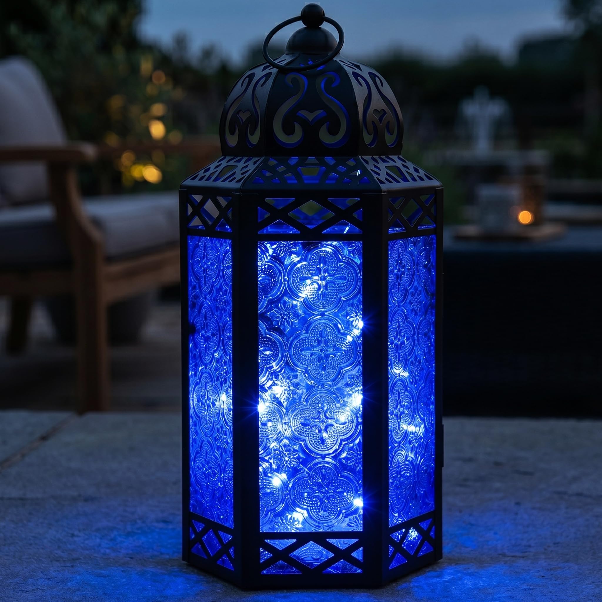 Amazon.com: Vela Lanterns Decorative Indoor Moroccan Candle Holder
