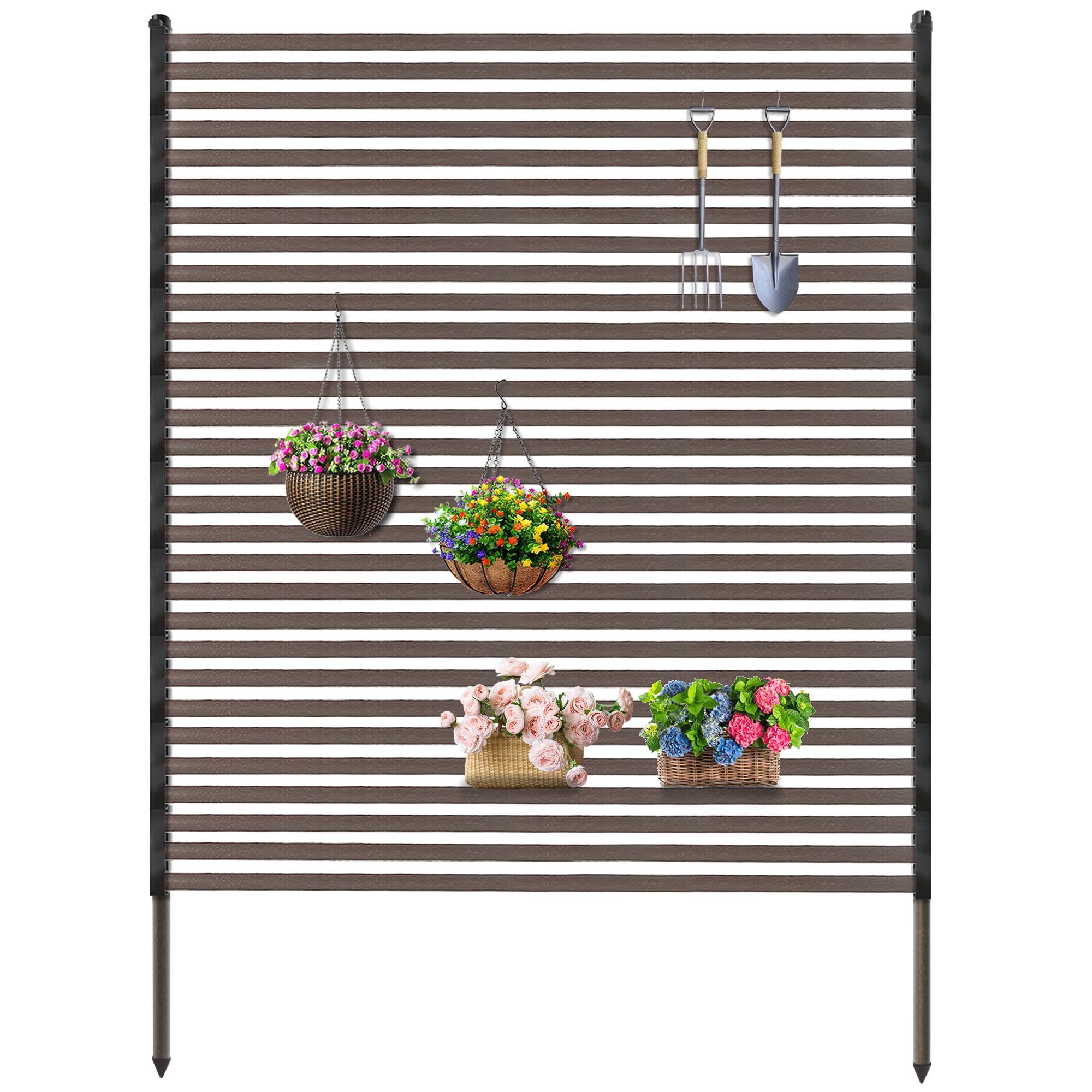 Caroeas 目隠しフェンス ボーダーフェンス 屋外 フラワートレリス Amazon | Caroeas 目隠しフェンス ボーダーフェンス 屋外 幅120×高さ