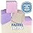 TOYVELT Foam Puzzle Floor Mat for Kids - 12x12-32 Interlocking Play Mat Tiles with Colors - Educational Large Puzzle Foam Floor Tiles for Crawling, Non-Toxic - Pink-Purple-Beige