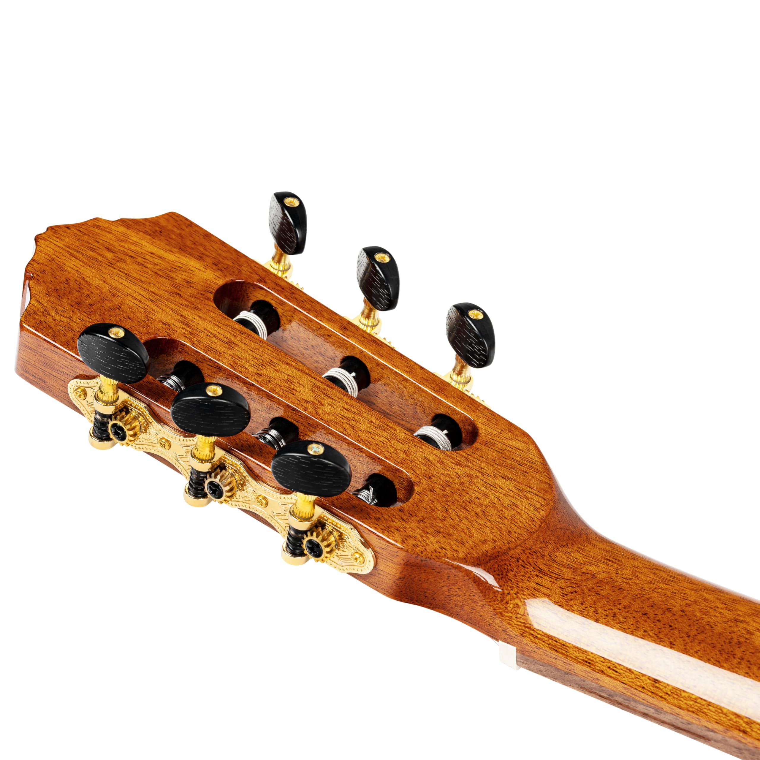 Ortega Guitars Family Series Pro - Guitarra de concierto flamenco 4/4 (pícea y ciprés, acabado brillante, incluye funda R170F)