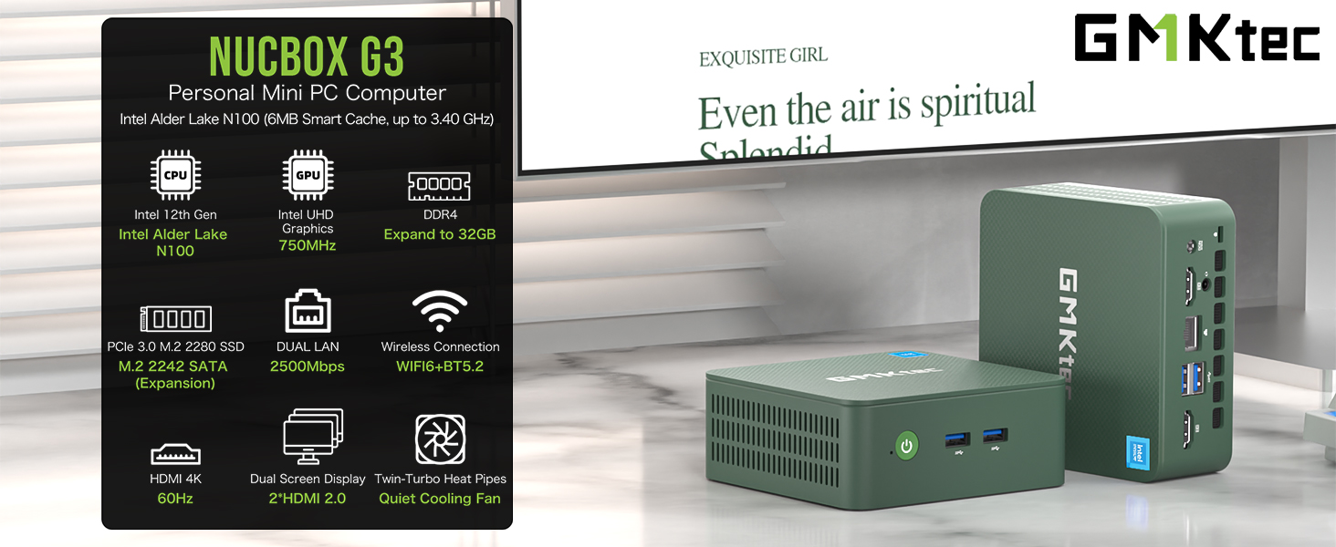 Amazon.com: GMKtec Mini PC N150, G3 Plus Intel Twin Lake N150 (3.4