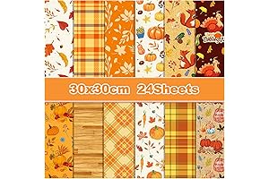 Thanksgiving Day Grid Pattern Paper Pack