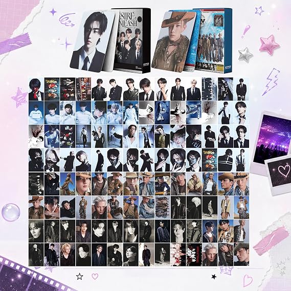 Ennhyyppen 2 Keychain Sets, 110 Photocards, Korea Boy group Key ring