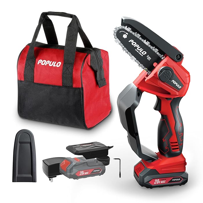 Buy Cordless 5inch Mini Chainsaw, 20V MAX 2.0Ah Power Chain Saws