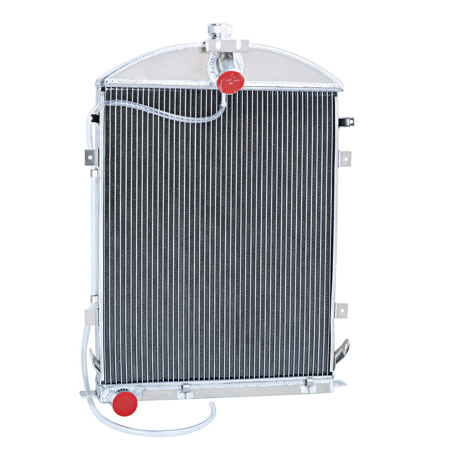 KUNTAUTOS 3 Row Aluminum Radiator for 1930-1931 Ford Model A AA Heavy Duty L-HEAD 3.3L L4